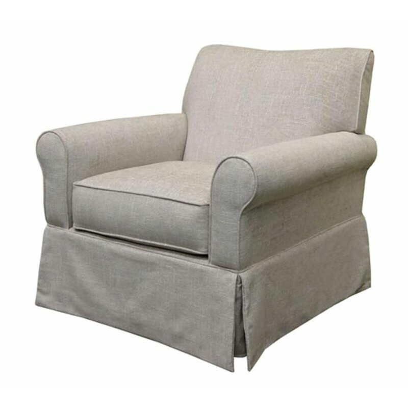 Swivel Armchair Fabric / Reupholstered Heal's swivel bucket armchair in